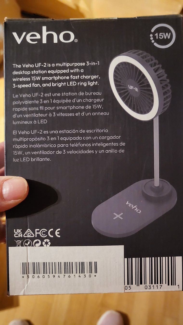 Caricabatterie: Veho UF2, 2 in 1 Desktop Station – Nuovo e nell'imballaggio originale da Sagogn venduto da salsagirl30 1