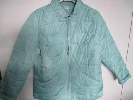 Jacke, gesteppt, smaragd, Grösse 40, ungefüttert, leicht