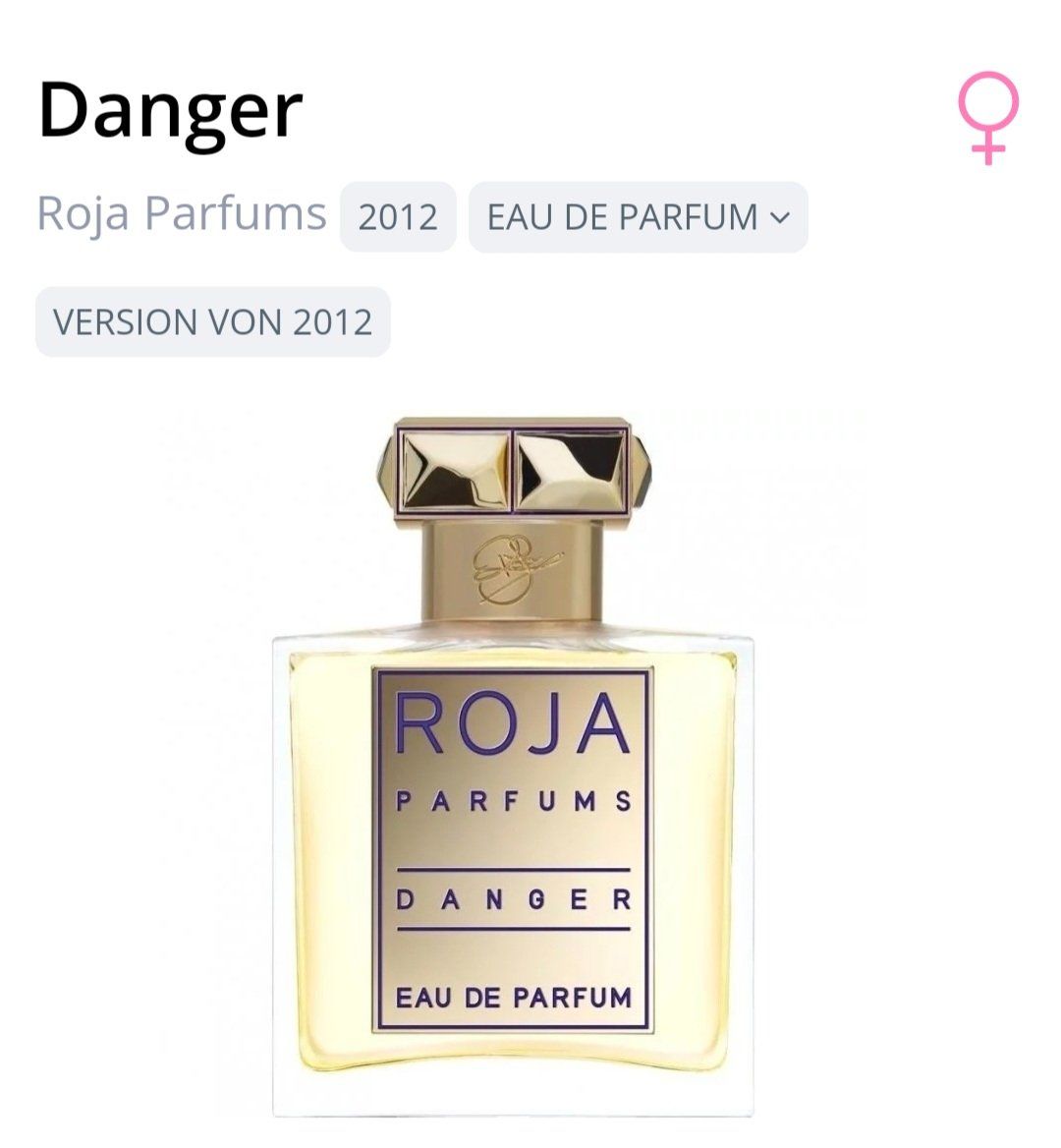 Benetton Profumi & Eau de Toilette: 5 ml ROJA DANGER EAU DE PARFUM ABFÜLLUNG – Nuovo (secondo la descrizione) da St. Gallen venduto da CaliSunshine 2