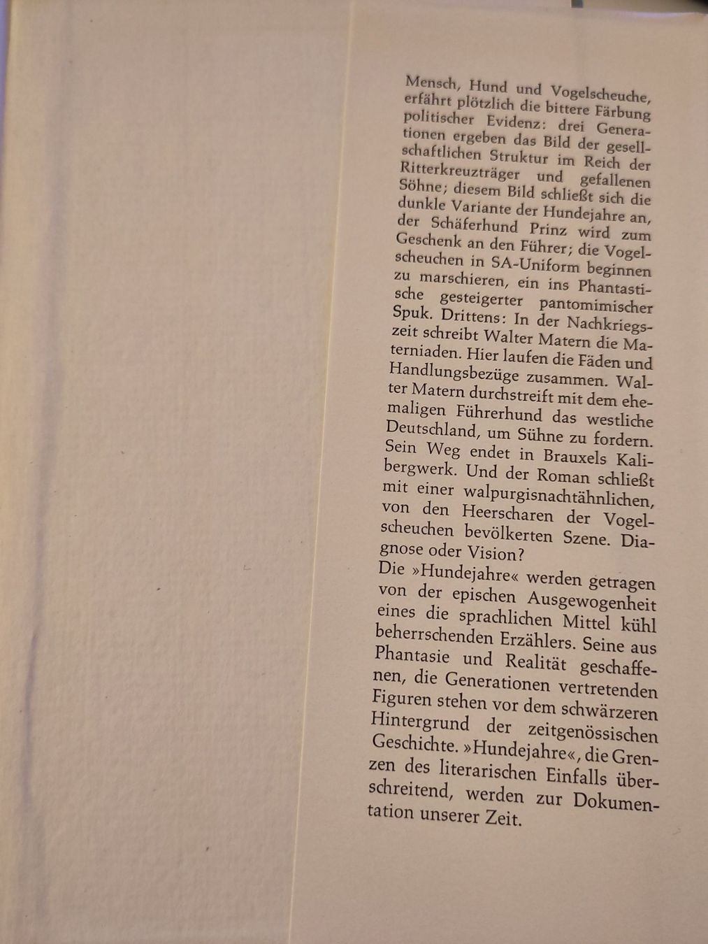 Libri: Hundejahre - Günter Grass – Usato da Bülach venduto da Tiefschlaflos 2