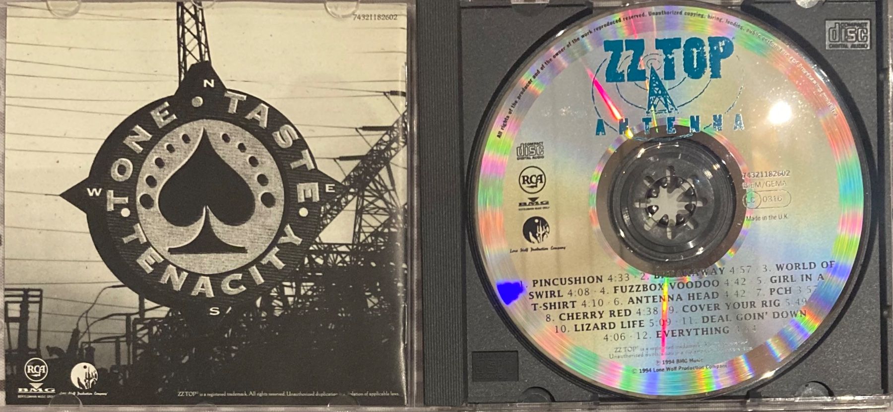 CD: ZZ TOP - ANTENNA – Usato da Poliez-Pittet venduto da Newtown-Records 2