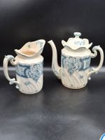 Antike Villeroy & Boch Rade Teekanne Milchkännchen 1880er