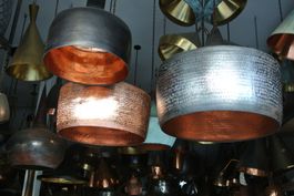 Lampenschirm Kupferlampe Hängelampe Wohnzimmer Lampe Kupfer