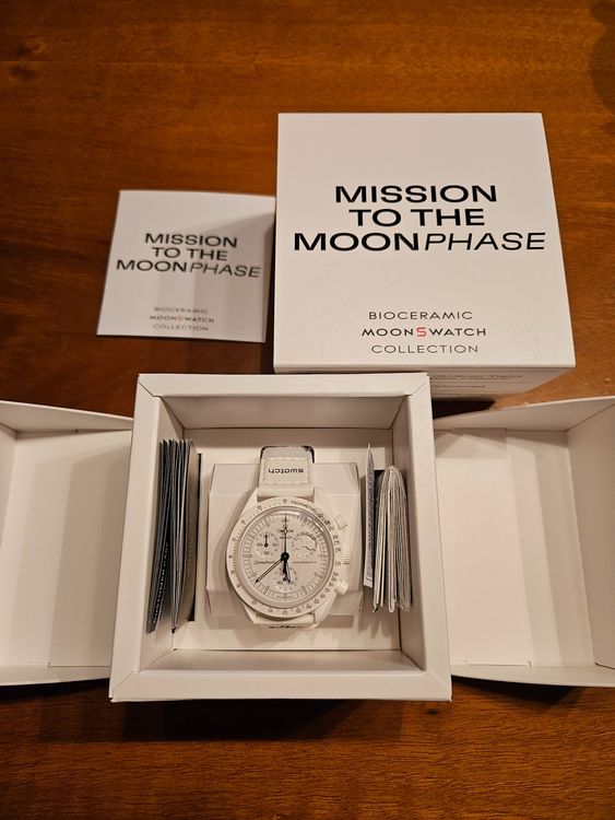 Swatch Orologi: Omega x Swatch Moonswatch Mission to the Moon NEU – Nuovo e nell'imballaggio originale da Brittnau venduto da Lexmark77