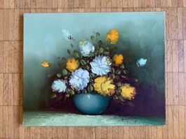 Ölgemälde mit Stillleben / Blumenstrauss / Copley / 40 x 50