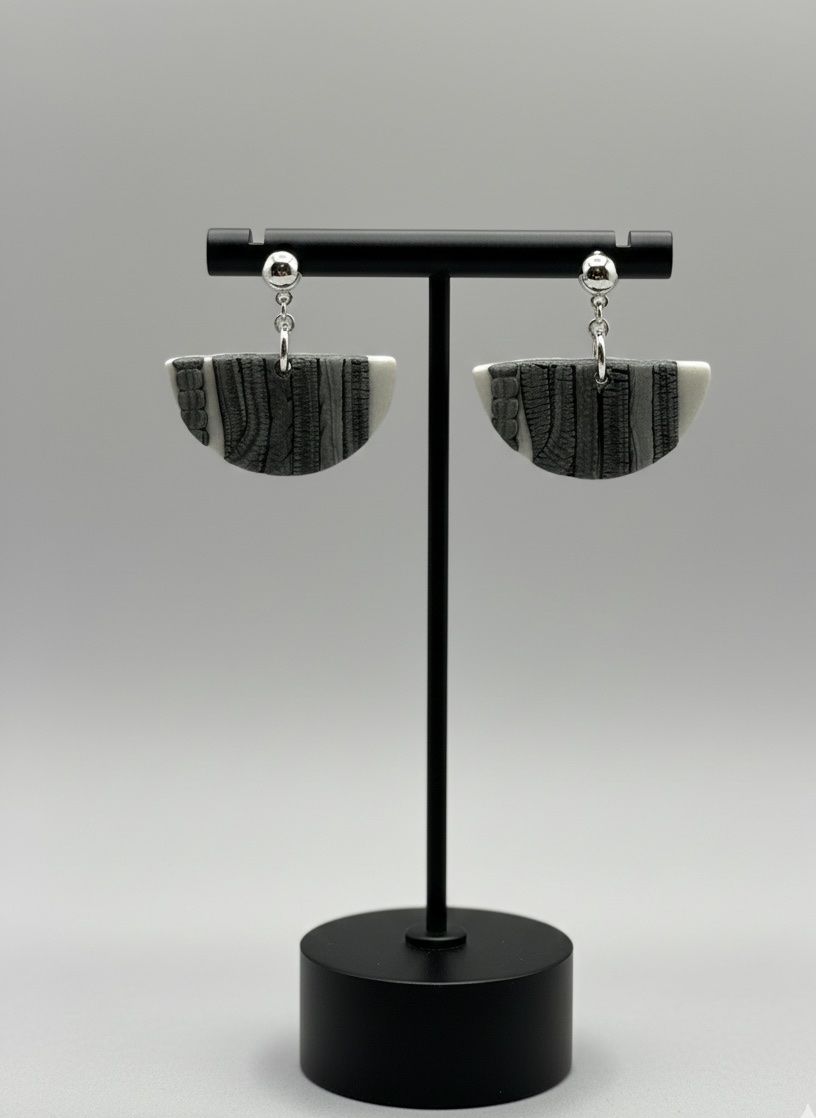 Orecchini pendenti & Orecchini a lobo: Ohrstecker Silber mit Polymerclay – Nuovo e nell'imballaggio originale da Niederglatt ZH venduto da Silberschmuck-design