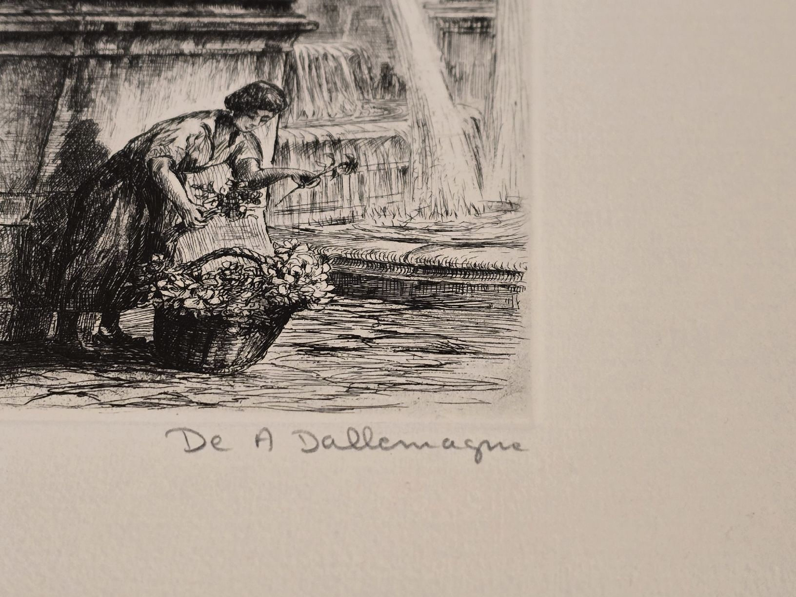 Grafiken & Lithographien: 2 Radierungen Litho Aimé Dallemagne – Neu (gemäss Beschreibung) aus Baden von swiss-alps 3