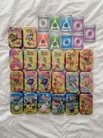 Pokemon LEERE Tins/Dosen, Marker, Würfel etc