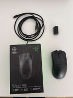 Gaming Maus Razer Viper V3 Pro kabellos mit Zubehör