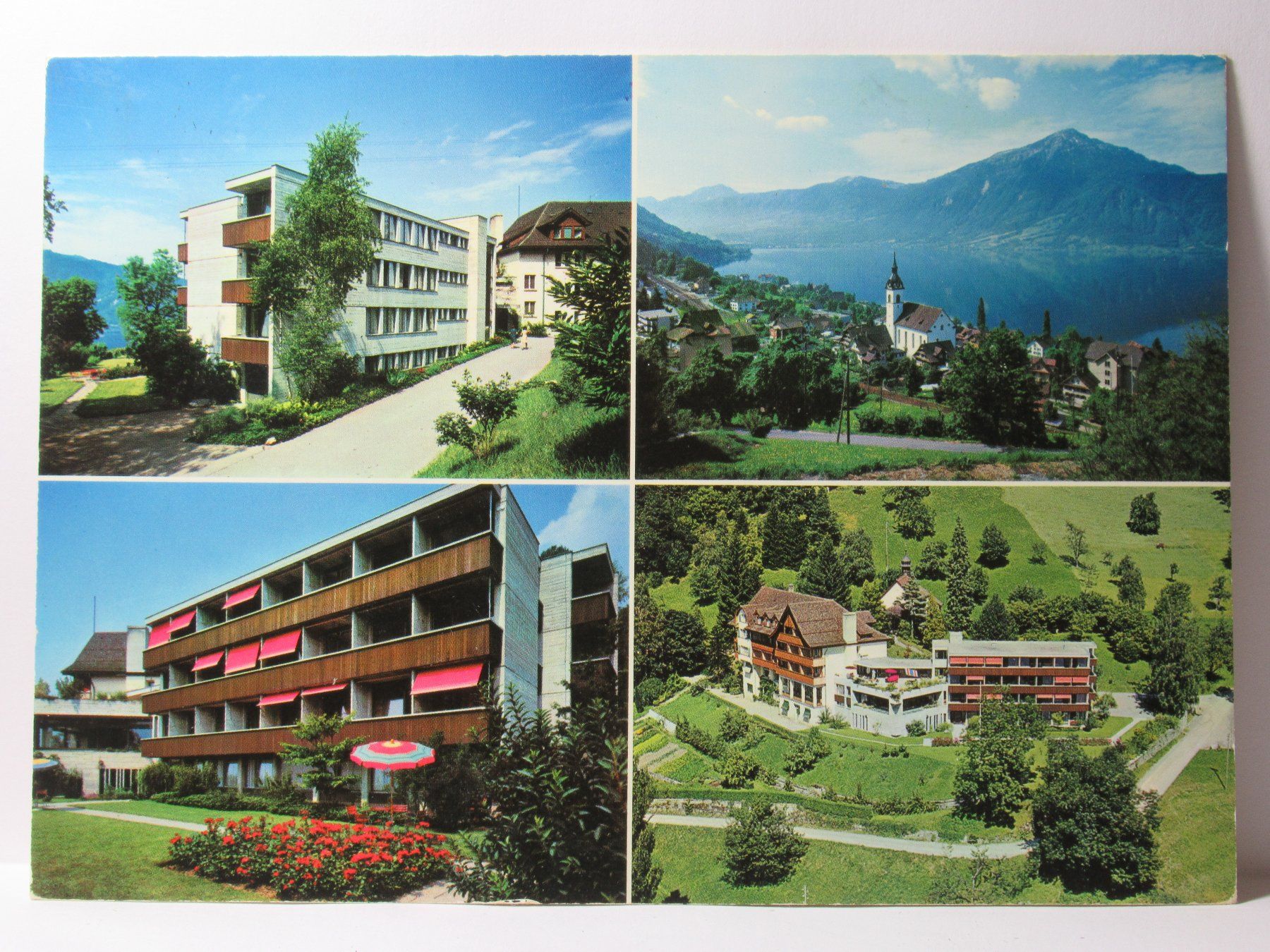Cartoline postali: Haus St. Elisabeth , Walchwil 1973 – Usato da Grenchen venduto da Bluemchen1900 1