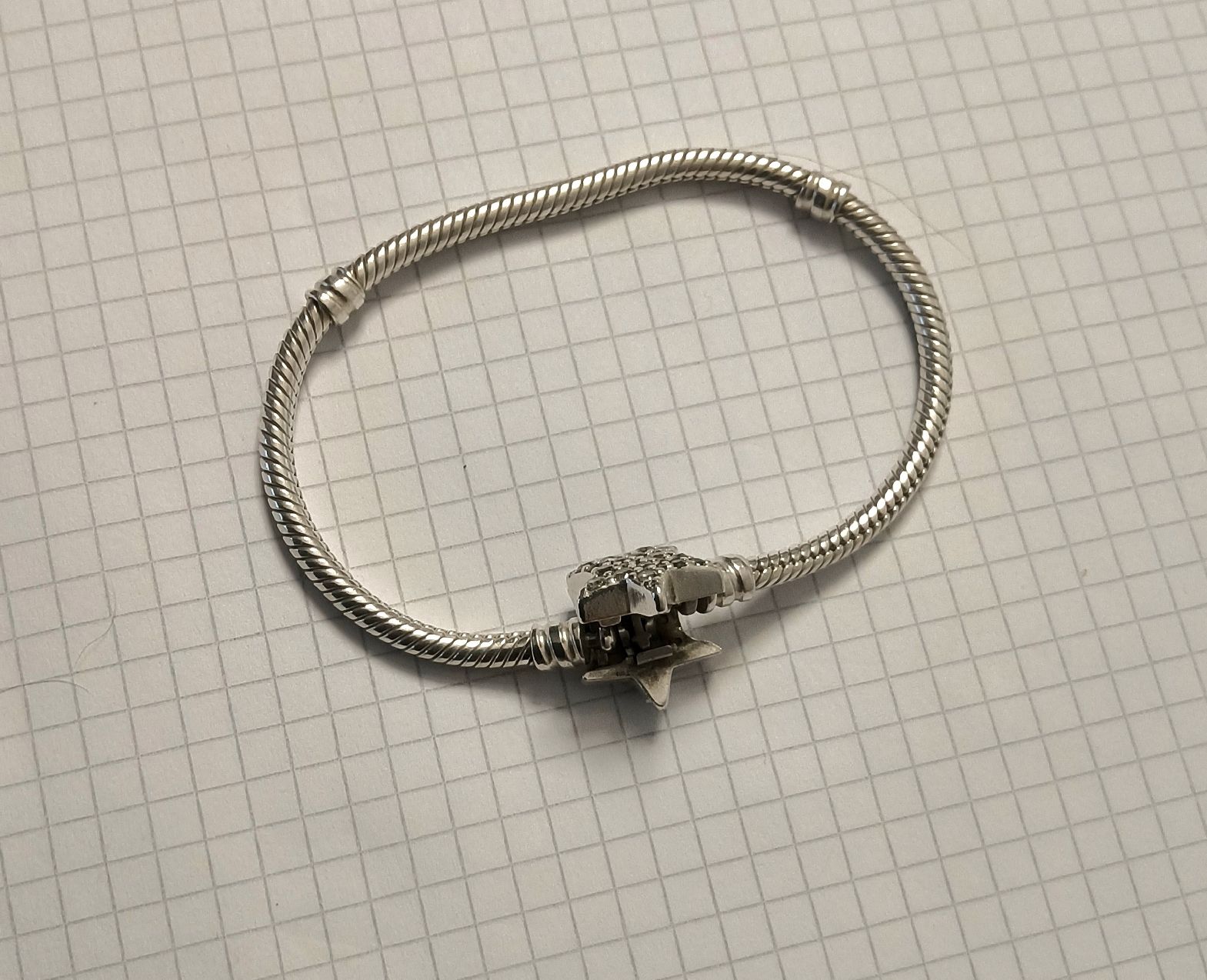 Bracciali & Braccialetti: Damenarmband aus Silber mit Sternverschluss – Usato da Zürich venduto da edu_kvc6 2