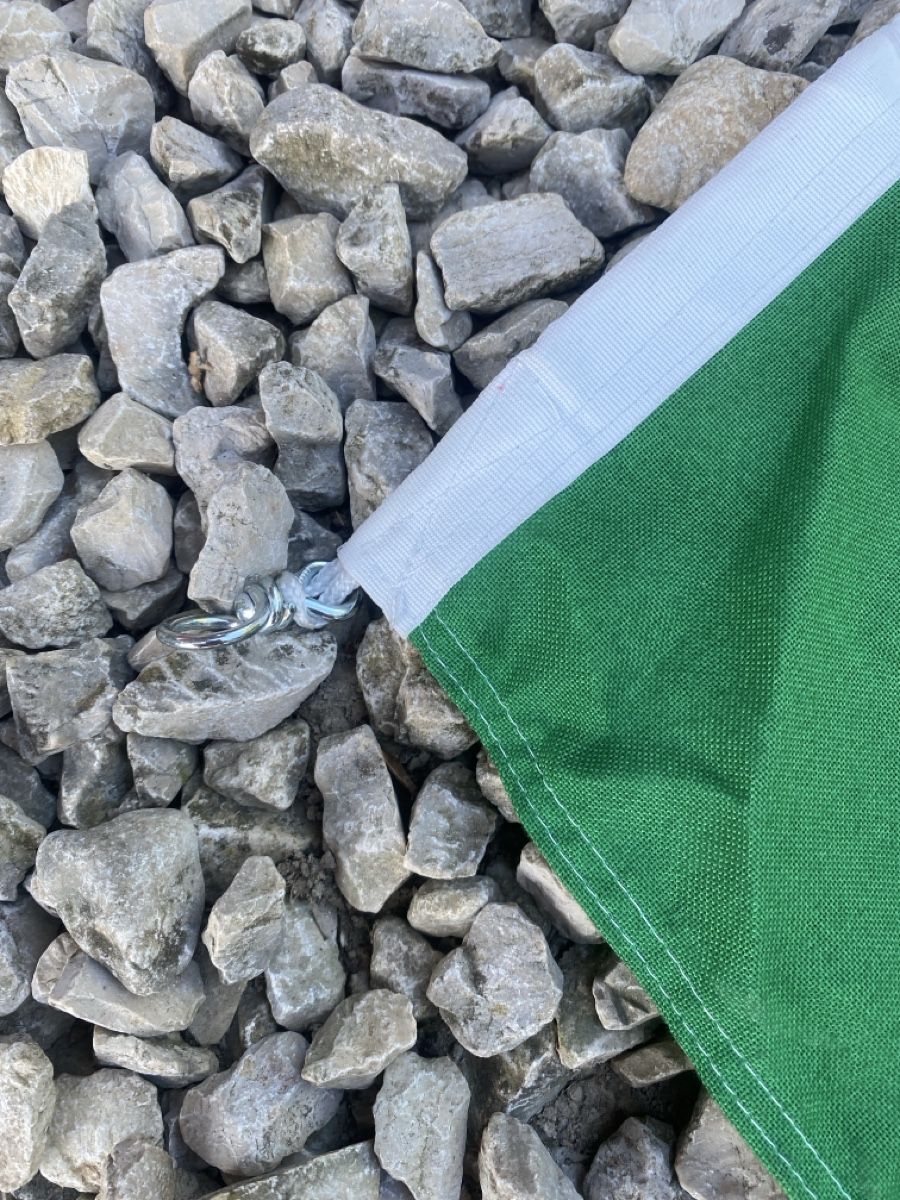 Fahnen: Drapeau Neuchâtel tissu  – Gebraucht aus Corcelles NE von Avossouhaits 1