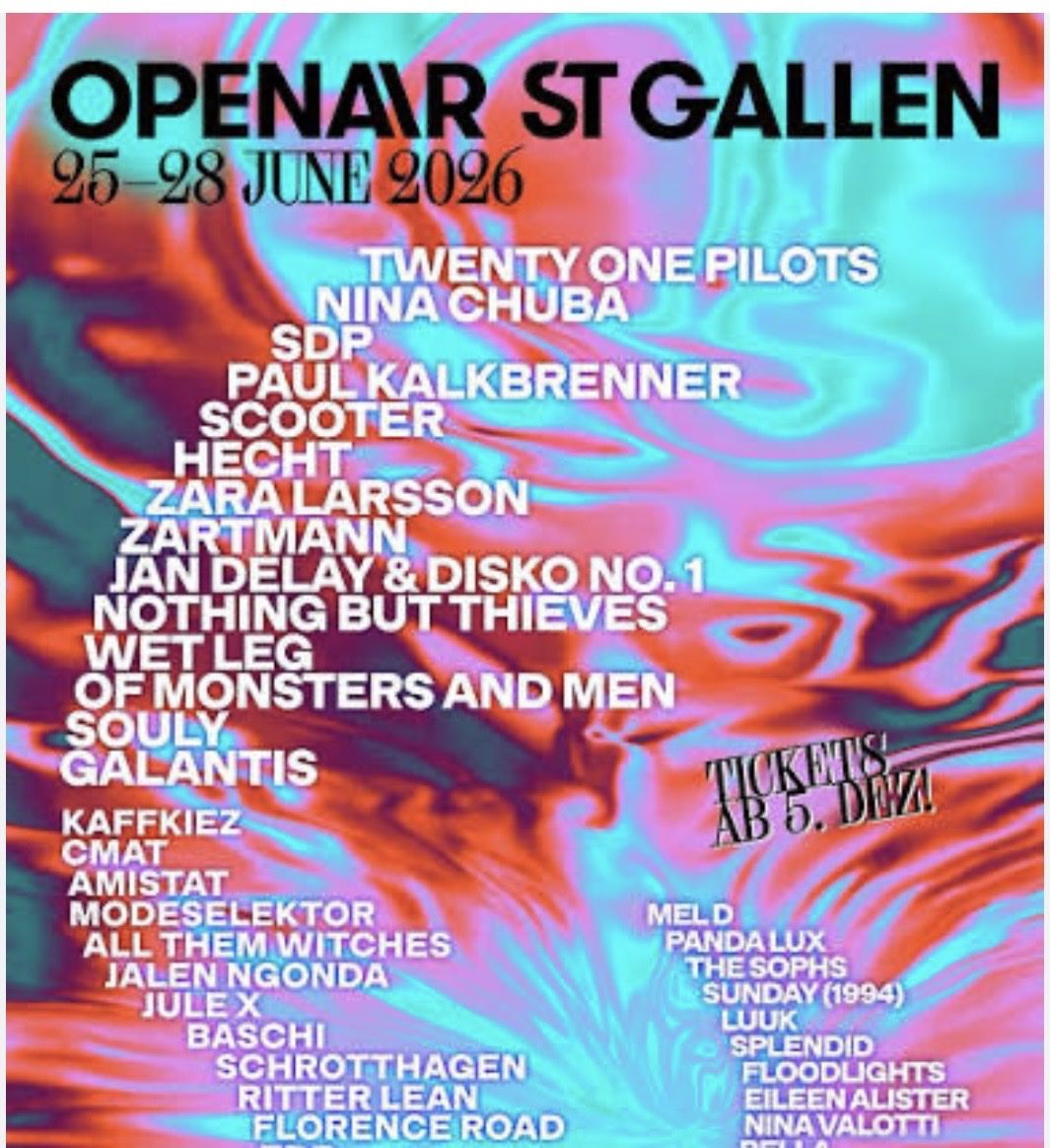 Biglietti: 2x 4Tagespass Openair St.Gallen OASG – Nuovo e nell'imballaggio originale da Pfäffikon ZH venduto da sunshine9500