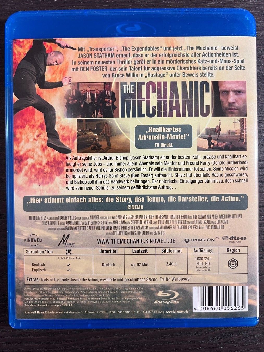 Alle DVDs: The Mechanic – Gebraucht aus Zürich von Blu-ray_ZH 1
