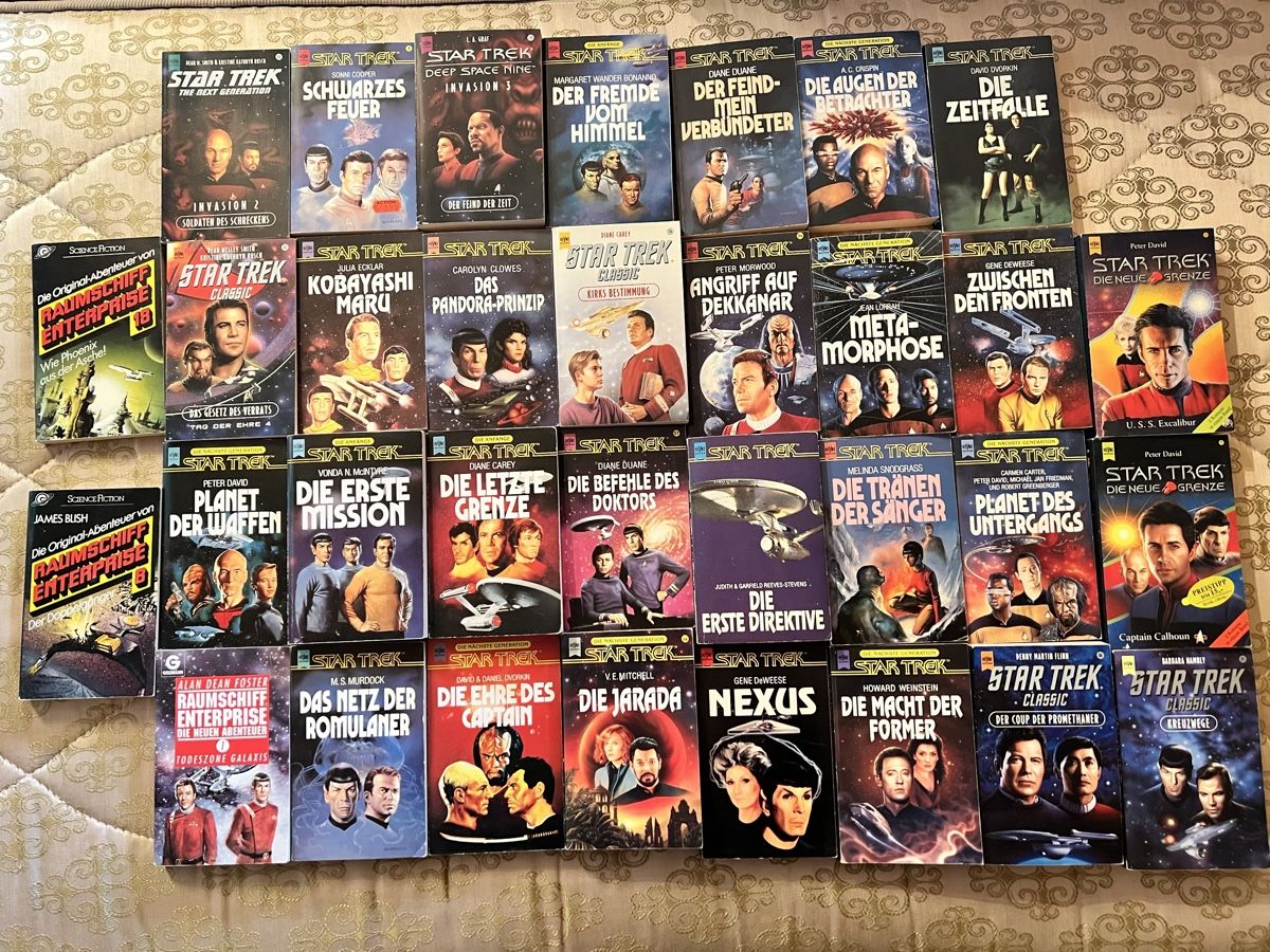 Bücher: Star Trek Classic: Sammlung 33 Bücher – Gebraucht aus Bern von zanie