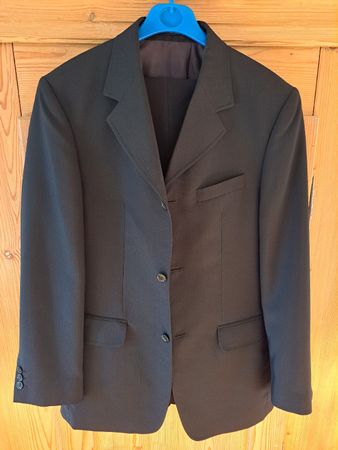 Herren Anzug schwarz, Grösse 48/50