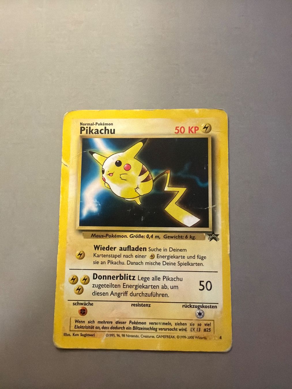 Pokémon Sammelbilder & Trading cards: Pikachu - Wizards Black Star Promo – Gebraucht aus Kehrsatz von Riyouu