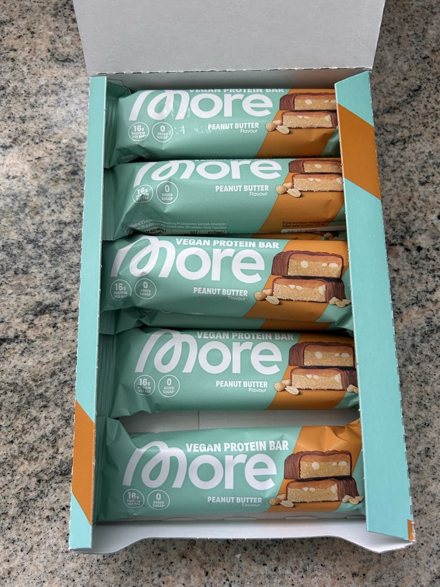 More Nutrition Cibi & Specialità: More Vegan Protein Bar Peanut Butter – Nuovo e nell'imballaggio originale da Kirchberg BE venduto da smileingface 1