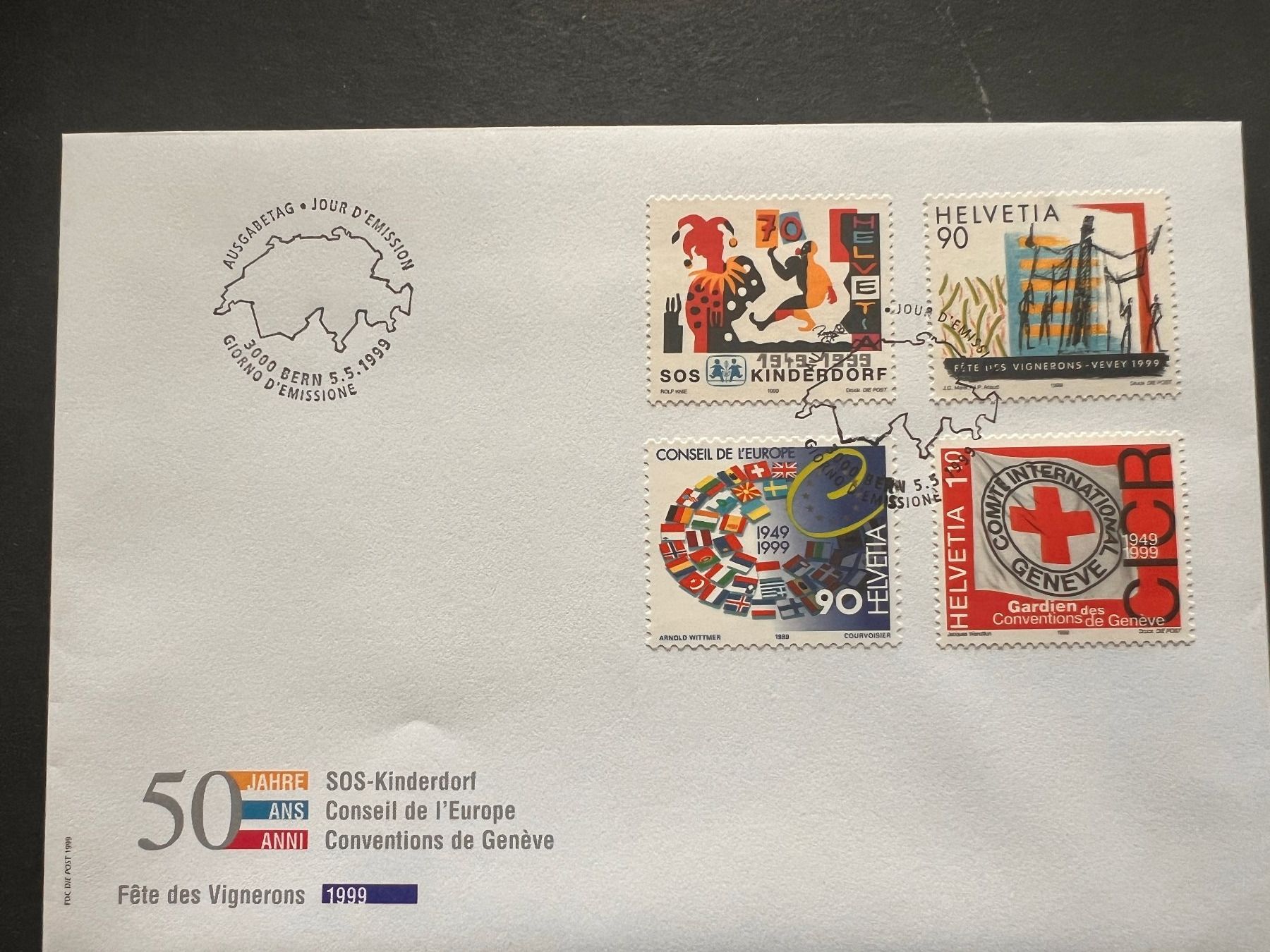 Tous les timbres: FDC  Brief 1999 (P969) – D'occasion à Hinwil par Sidi4