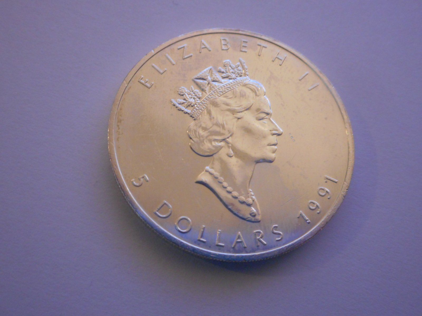 Tutti le monete: 1991 Silber Unze Canada – Nuovo (secondo la descrizione) da Kriegstetten venduto da pizlad2010 1