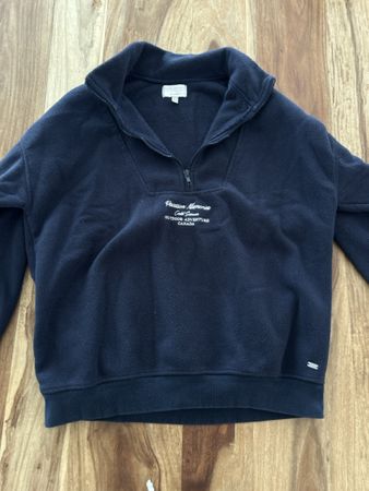 Fleece Pullover Pull&Bear dunkelblau Grösse S