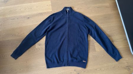 Tom Tailor Herren Cardiganjacke In Dunkelblau Gr. L