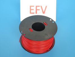 15 Meter T-Litze 1,5mm2 rot Meterware