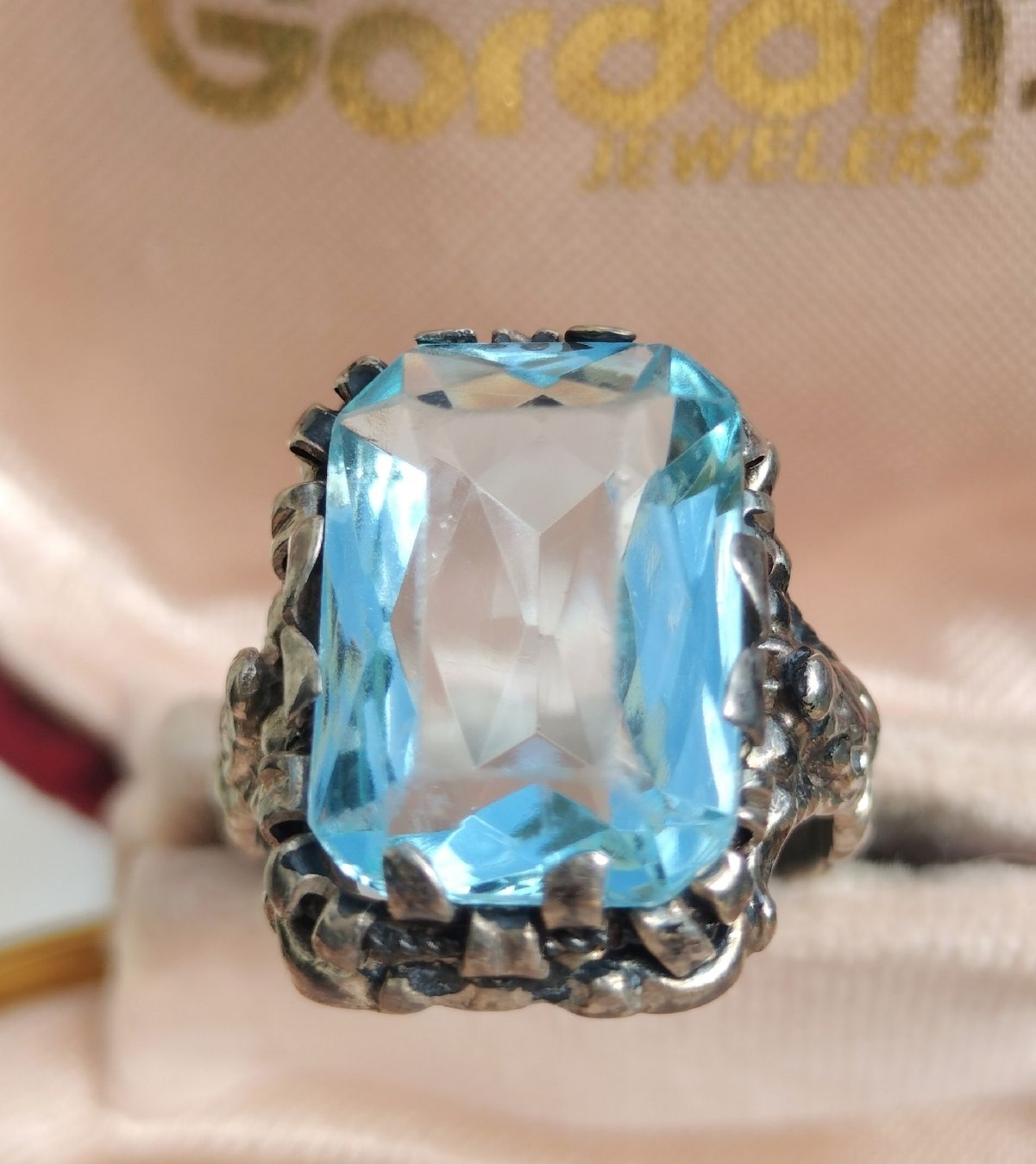Anelli: Antiker Silber Ring mit hellblauem Paste✨ – Usato da schwyz venduto da larry91sz 1