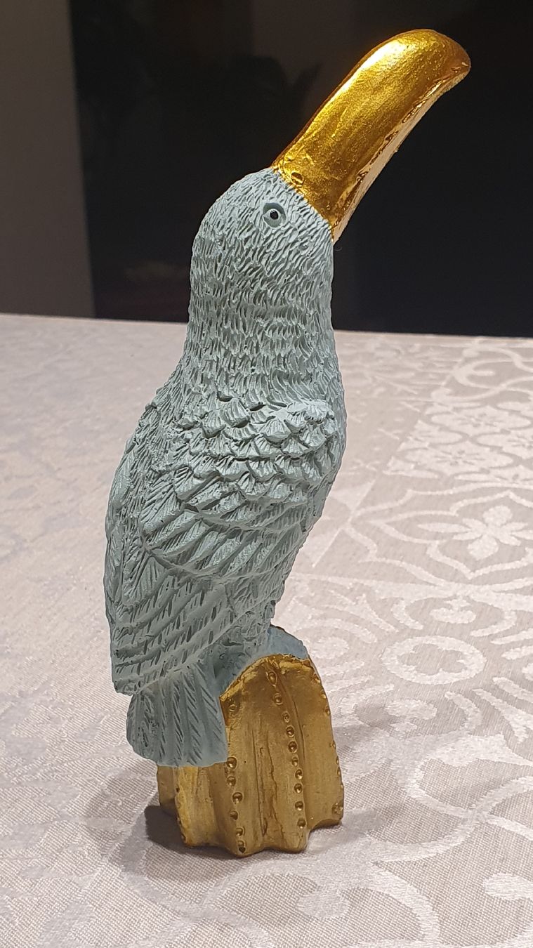 Maisons du monde Tutte le decorazioni: Toucan décoratif bleu et doré - Élégance tropicale! – Usato da Avry-sur-Matran venduto da cec_nhz8 1
