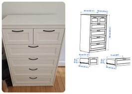 Kommode IKEA weiss 6 Schubladen