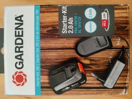 GARDENA Starter-Kit 18V 2.0Ah Batterie Chargeur