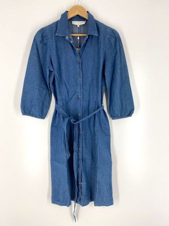 once Jeanskleid mit Puffärmeln Grösse XL *Neu*