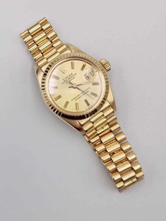 Rolex Orologi: ROLEX OYSTER PERPETUAL DATEJUST IN 18K GELBGOLD, 26MM – Usato da Luzern venduto da EdiGem 7