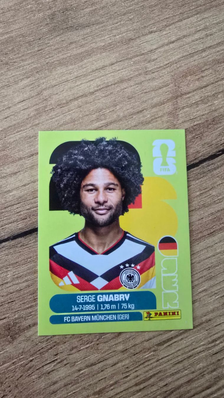 Panini Carte collezionabili: Panini WM 2026 Germany Serge Gnabry – Nuovo (secondo la descrizione) da Seewen SZ venduto da mar_2z5b