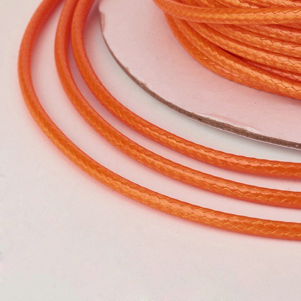 Cordicelle & Fili: Polyesterschnur 0.5mm gewachst Dunkelorange 10m – Nuovo (secondo la descrizione) da Rüegsau venduto da Tausendfreund