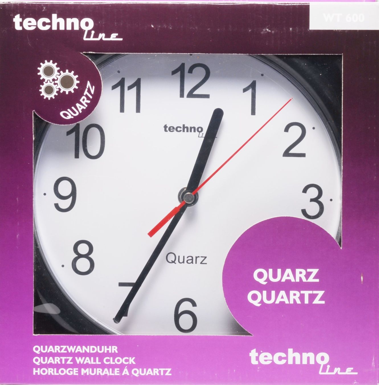 Pendules & Horloges murales: TECHNOLINE Quarzwanduhr WT-600 – Neuf avec emballage d'origine à Lostorf par real-value