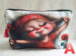 Allzweck-Täschli "PRETTY GIRLS" 🧔‍♀️💃💄 => 8 zur Auswahl