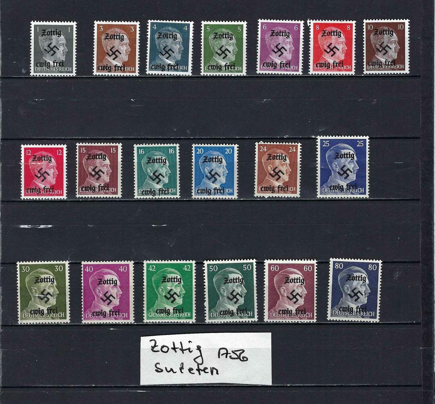 Alle Briefmarken: WKII Lokalausgabe Zottig ** – Neu und originalverpackt aus Altstätten SG von Nandodax