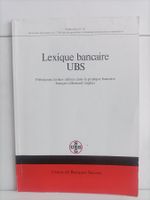Lexique bancaire UBS publication n°66 / UBS 1980
