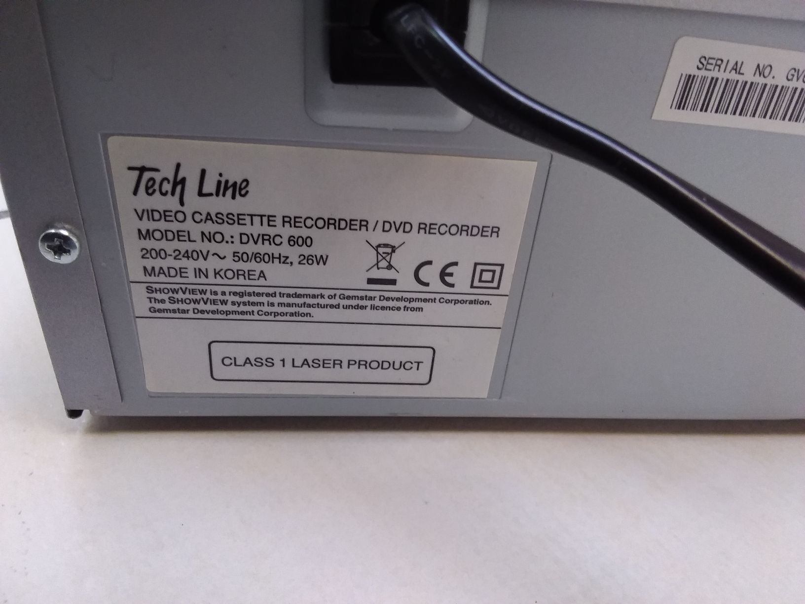 Aufnahmegeräte: VHS DVD Tech Line DVRC 600  – Gebraucht aus Ligornetto von Gurzo 5