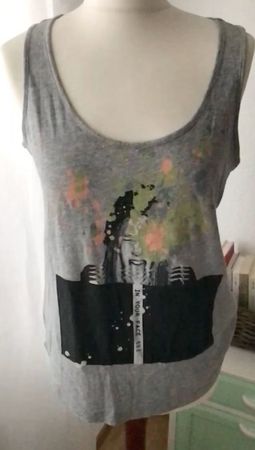 NEU mit Etikett: BENCH Tank-Top / Top / Shirt, grau, S / 36