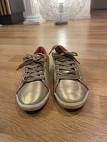 Goldige Damen-Sneaker, Grösse 37
