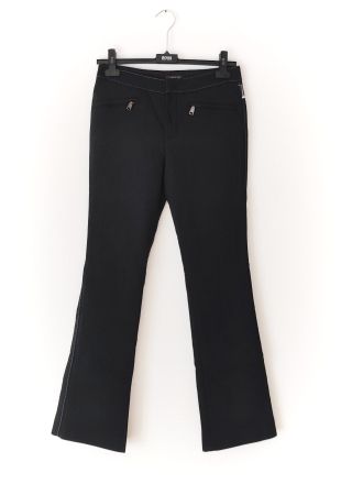 STRENESSE WOOL Hose Pantalone Schurwolle schwarz Gr.36 NEU