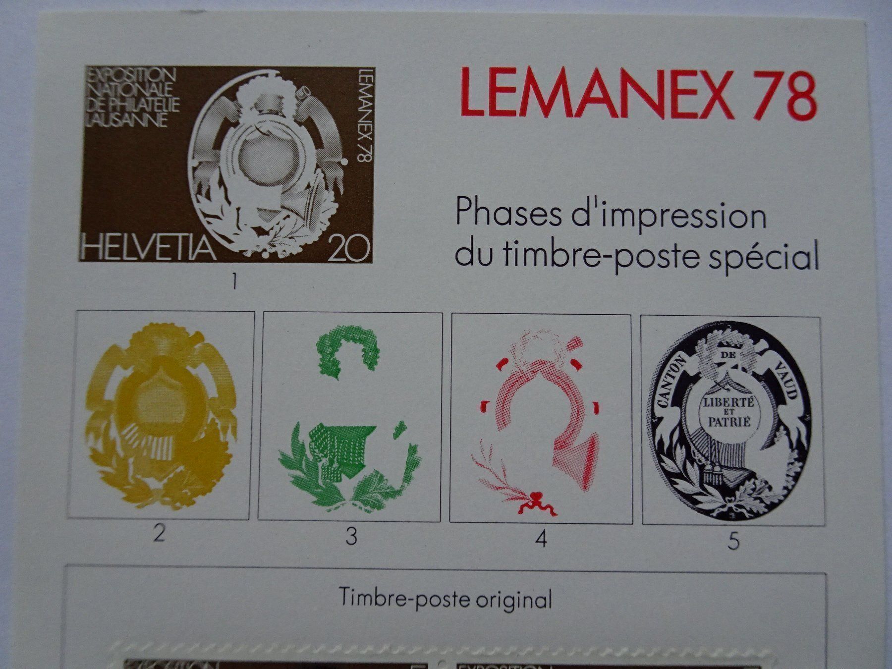 Alle Briefmarken: LEMANEX 1978 – Neu (gemäss Beschreibung) aus Aadorf von Chnorli-Furz 2