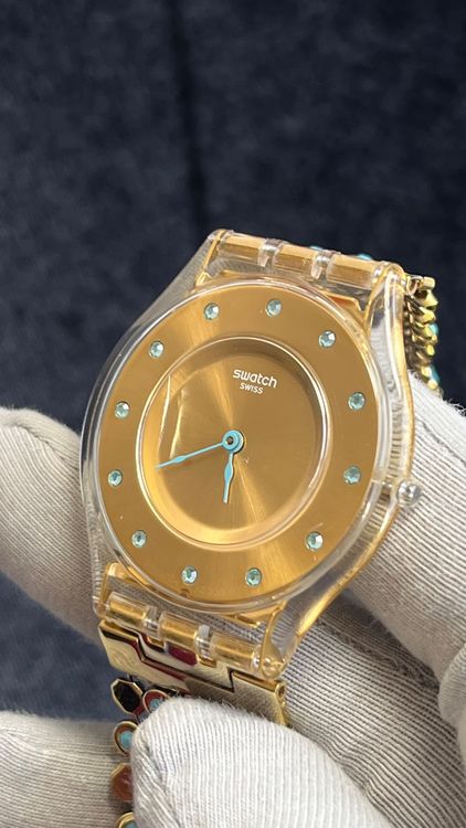 Swatch Orologi: Vintage Swatch Skin Damenuhr – Usato da Grenchen venduto da chththl 6