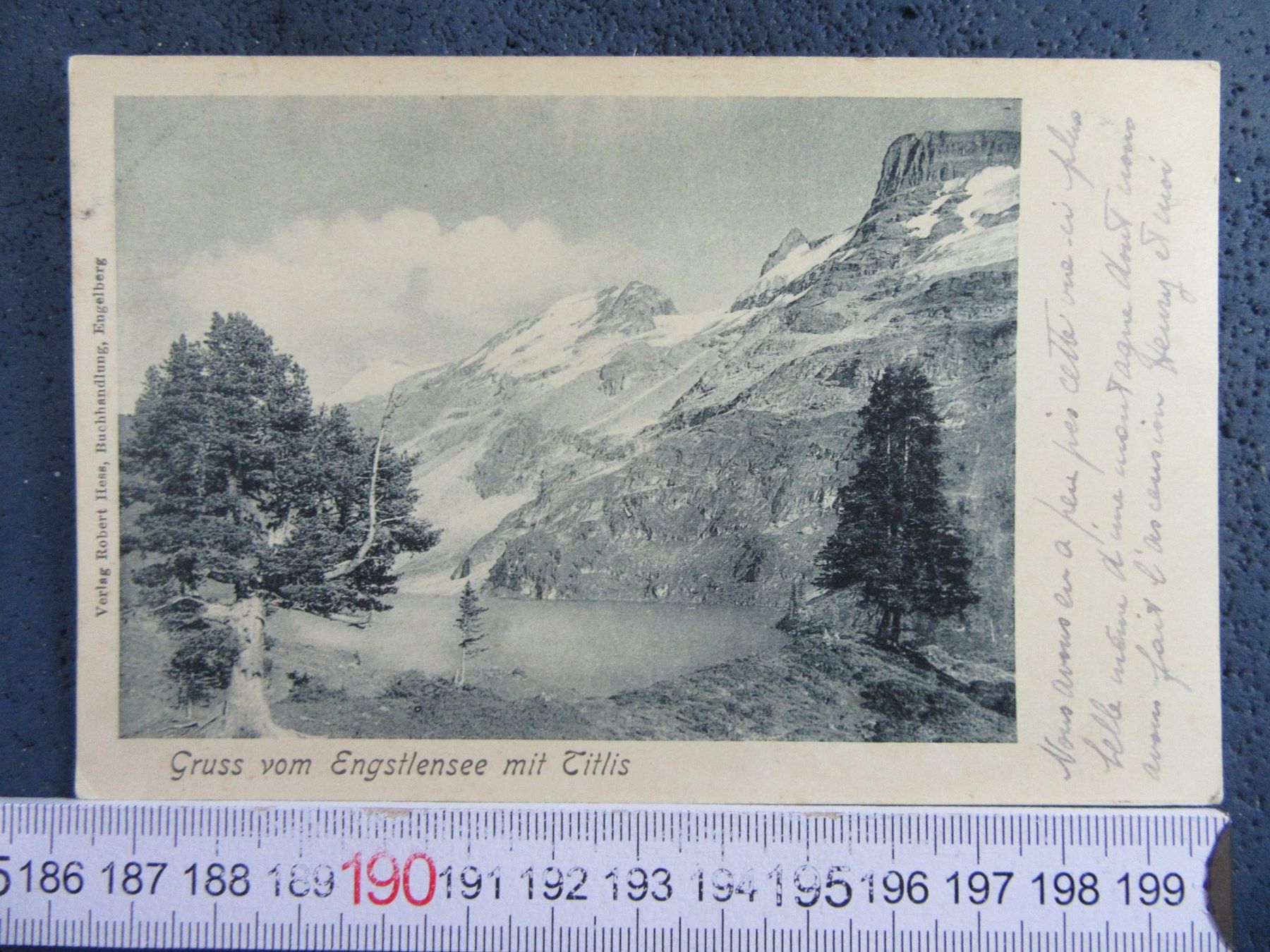 Cartoline postali: ENGSTLENSEE MIT TITLIS 1899 AK ONW – Usato da Ettingen venduto da Hausi4711