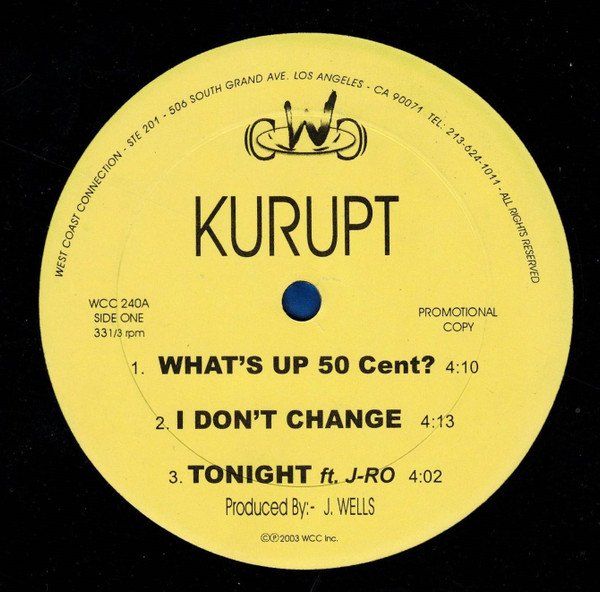 Dischi in vinile: Kurupt – What's Up 50 Cent? – Usato da Bienne venduto da discogs.j