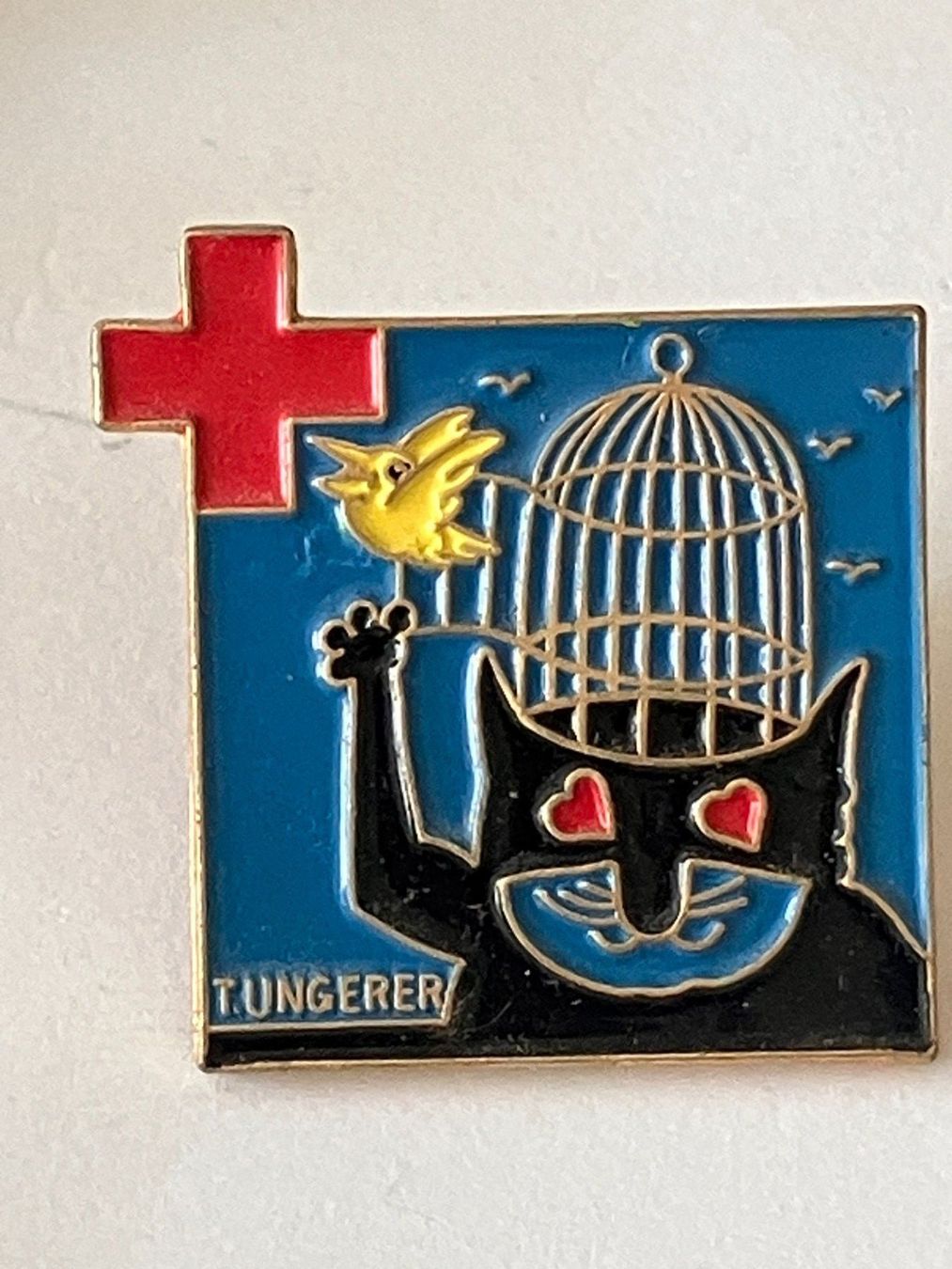 Placchette & Badge: 1 Pin T. Ungerer – Usato da Basel venduto da djwwpp