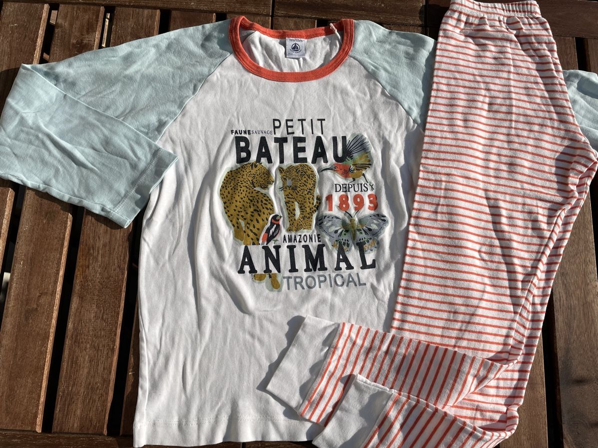 Petit Bateau Pigiama & Simili: Petit Bateau Pyjama Grösse 140 animal – Usato da Bern venduto da brup