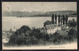 Bendlikon, Hotel Löwen mit Wasser- und 